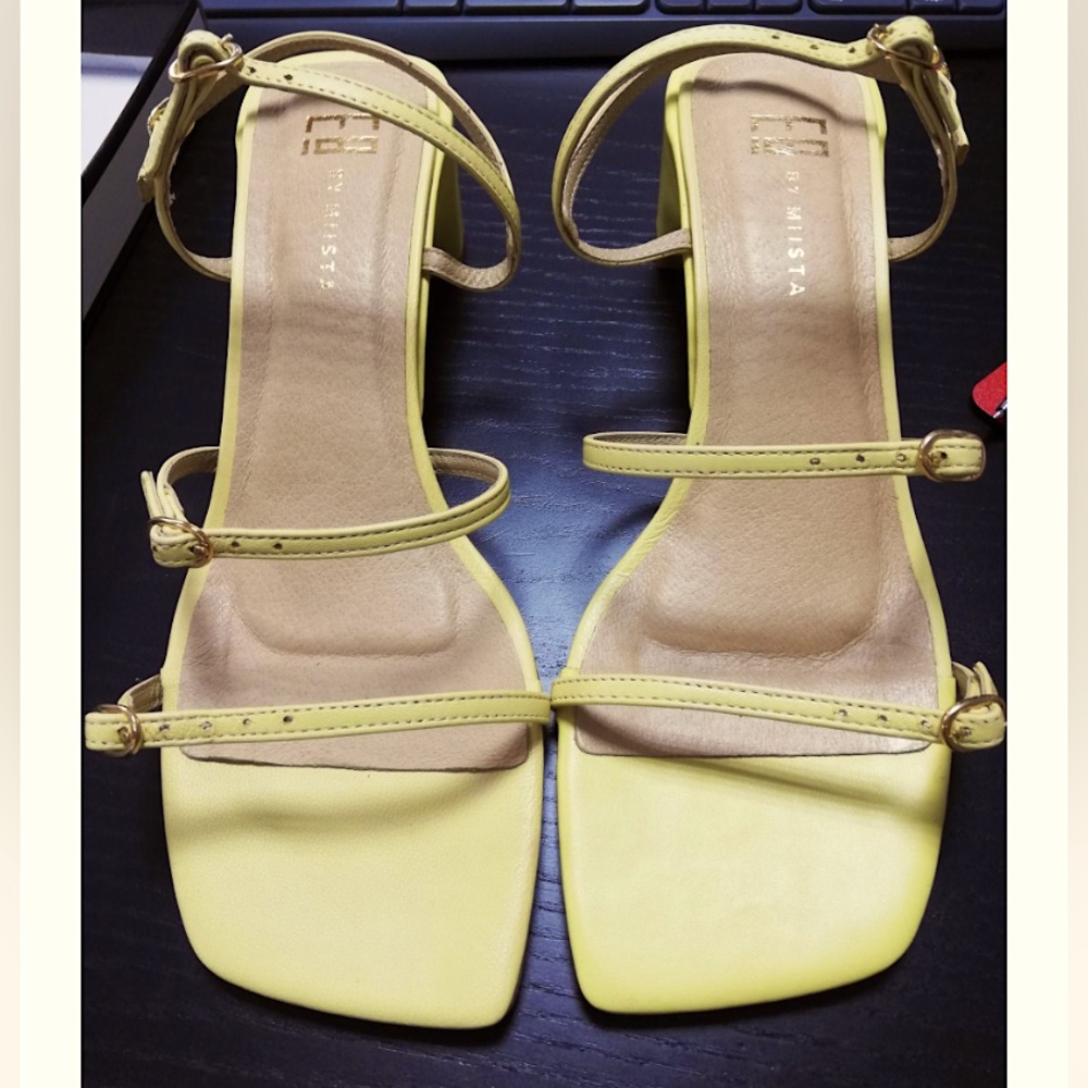 Miista E8 Coquina Limelight Nappa Sandals - 9.5/40